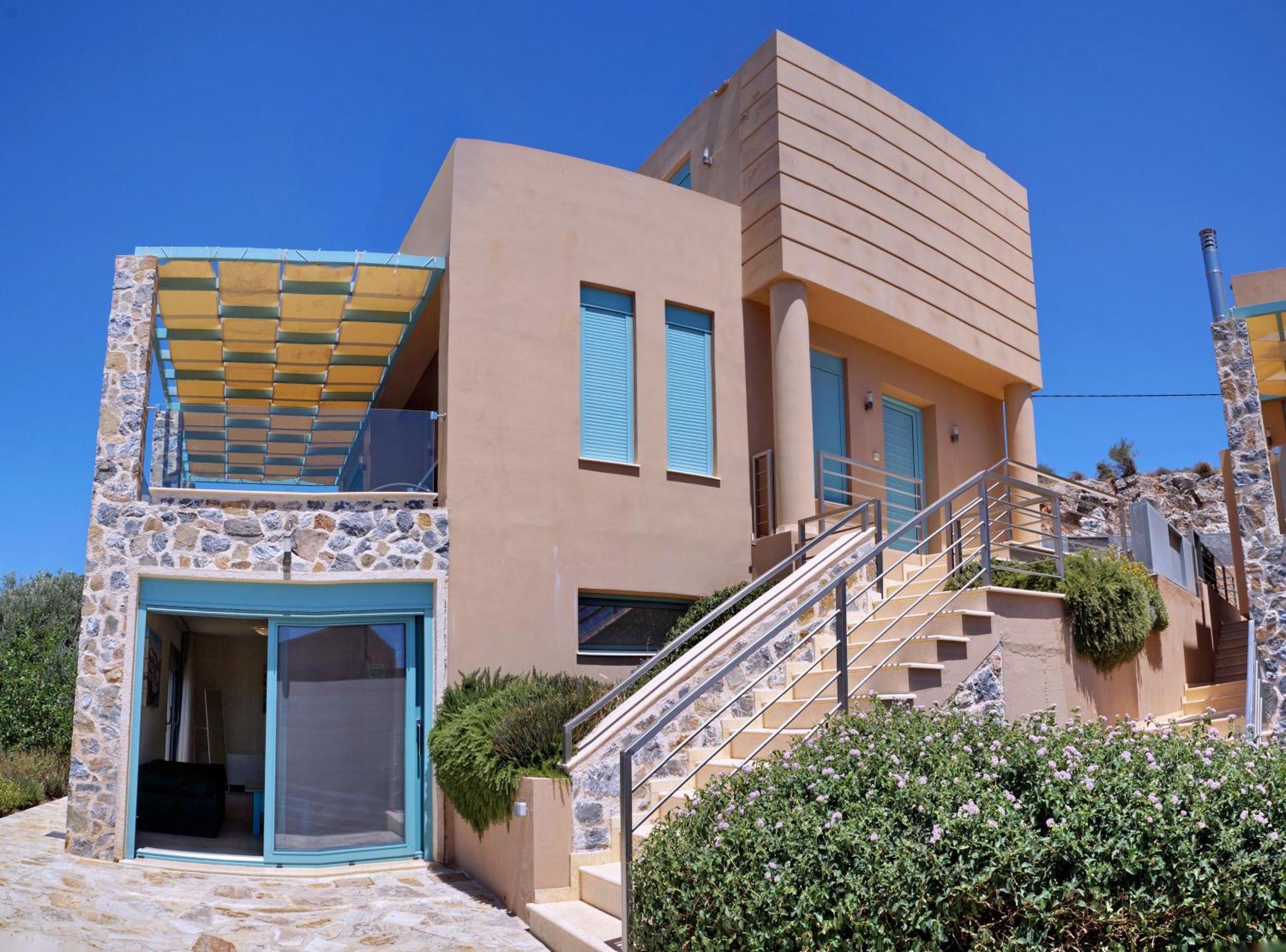Ouzo Panoramic Houses 1, With Private Pool Plomari Exterior photo